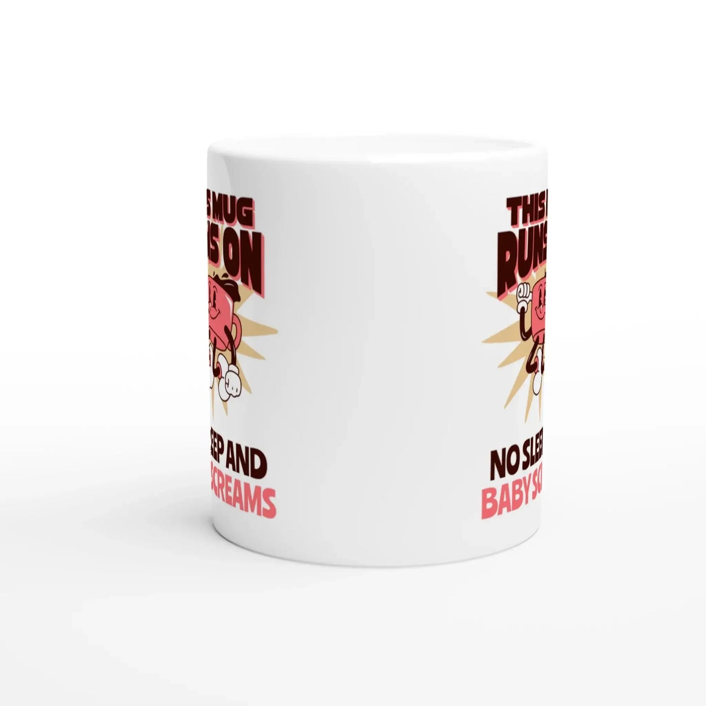 White 11oz Ceramic Mug - Mood In A Mug
