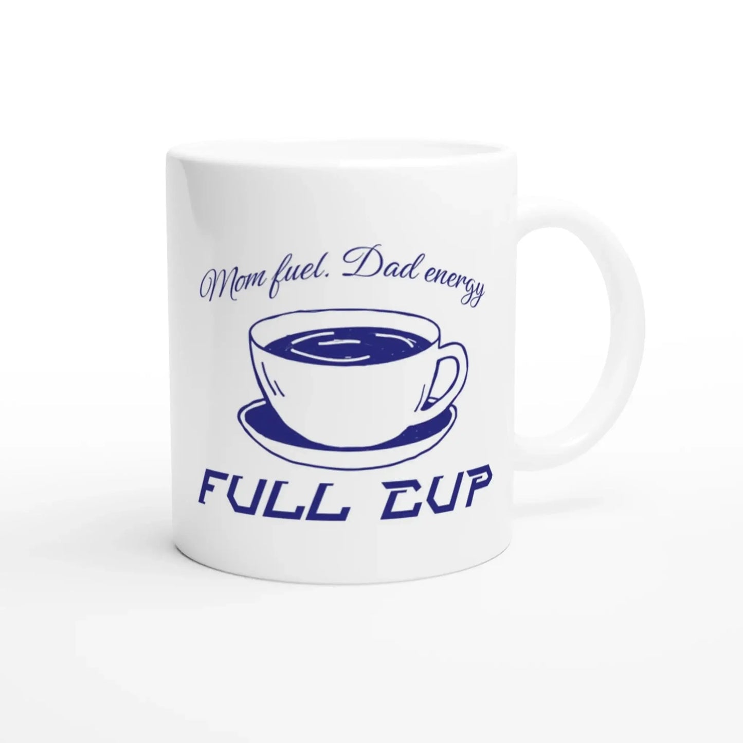 White 11oz Ceramic Mug - Mood In A Mug