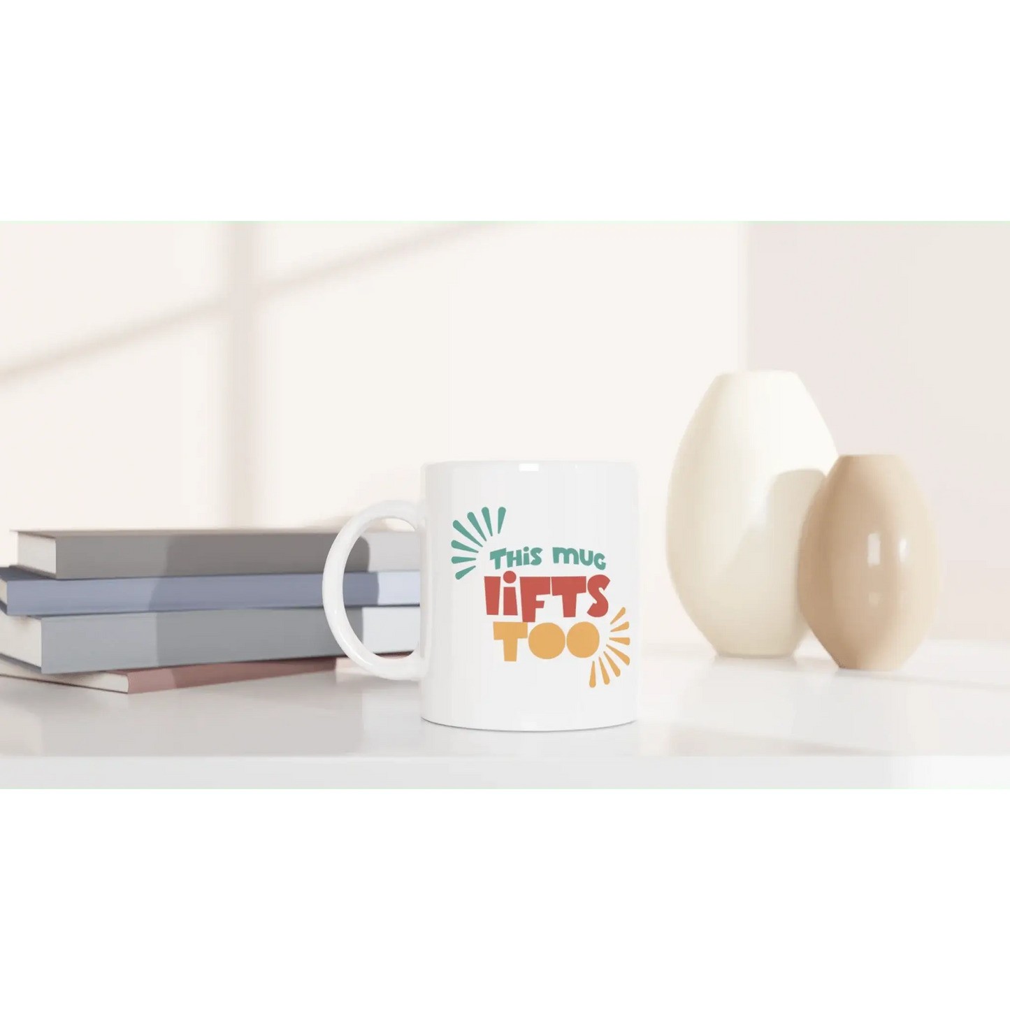 White 11oz Ceramic Mug - Mood In A Mug