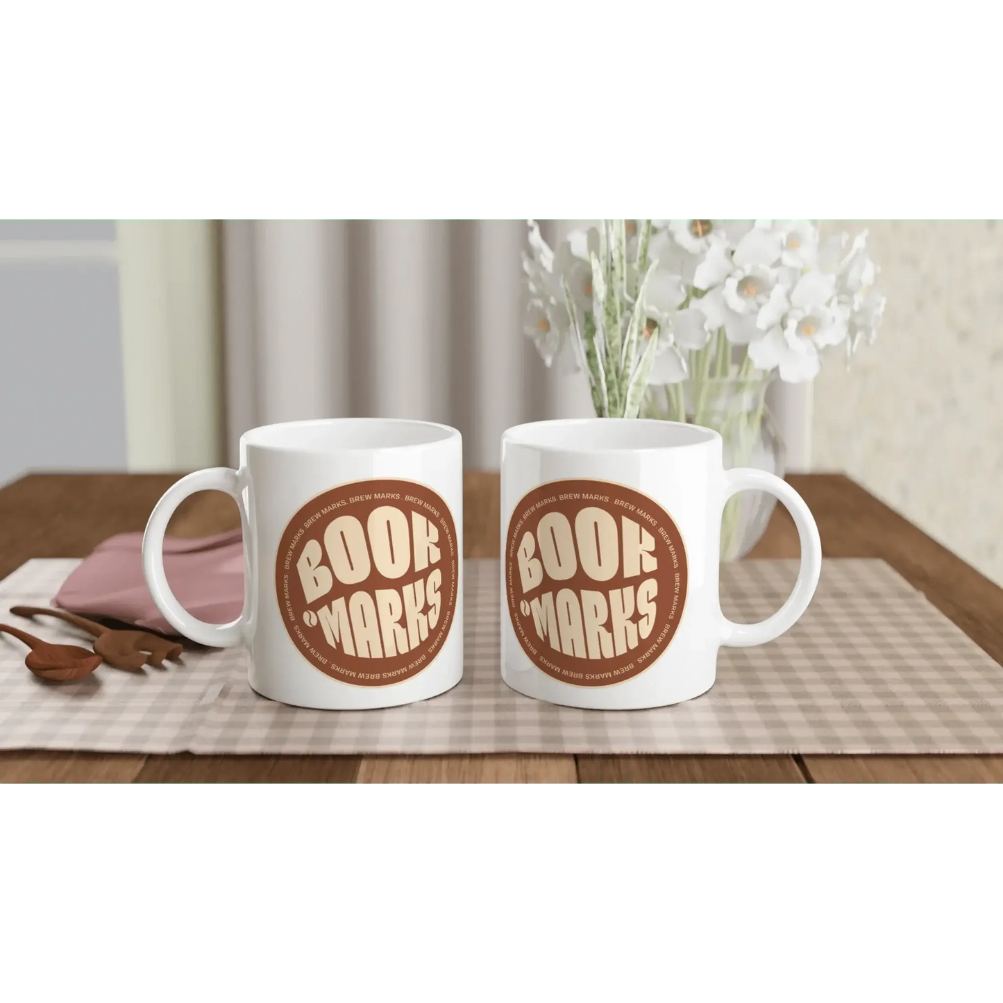 White 11oz Ceramic Mug - Mood In A Mug