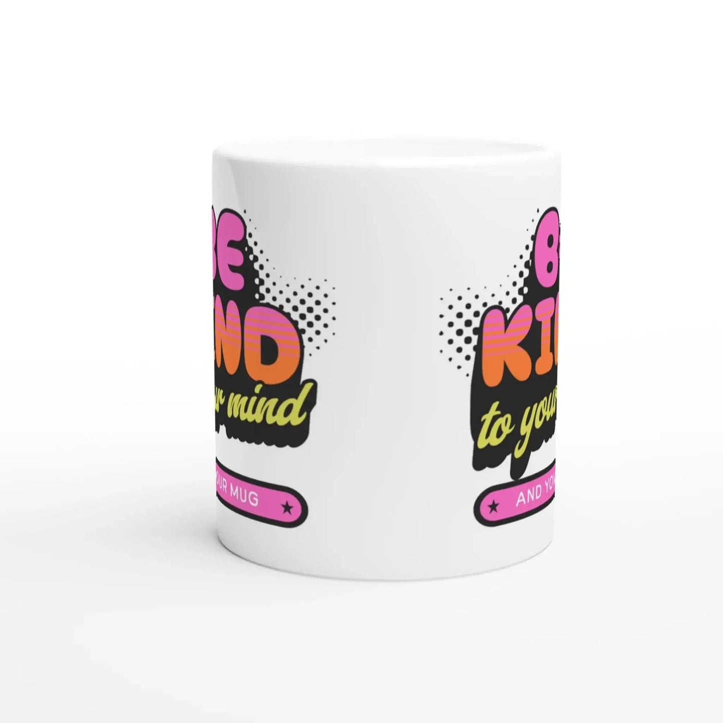 White 11oz Ceramic Mug - Mood In A Mug