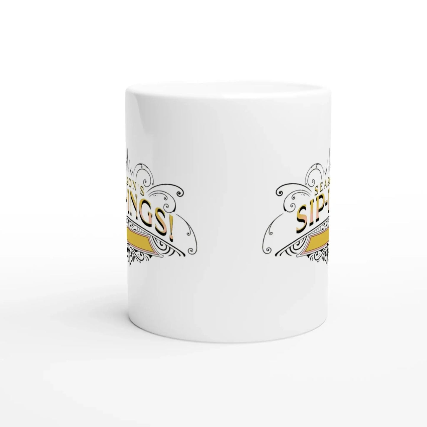 White 11oz Ceramic Mug - Mood In A Mug