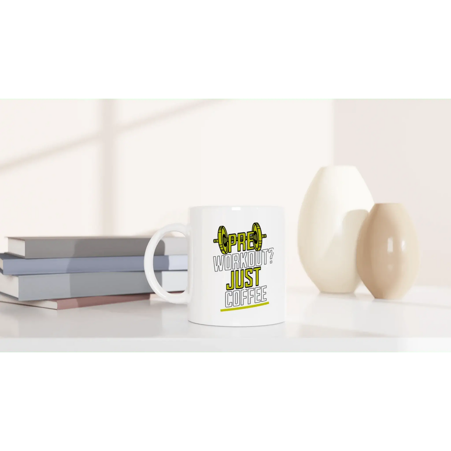 White 11oz Ceramic Mug - Mood In A Mug