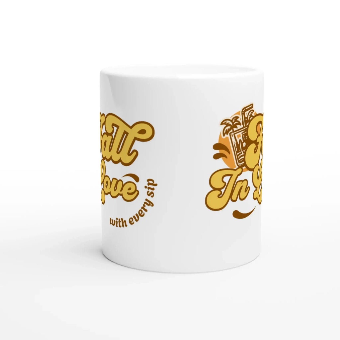 White 11oz Ceramic Mug - Mood In A Mug