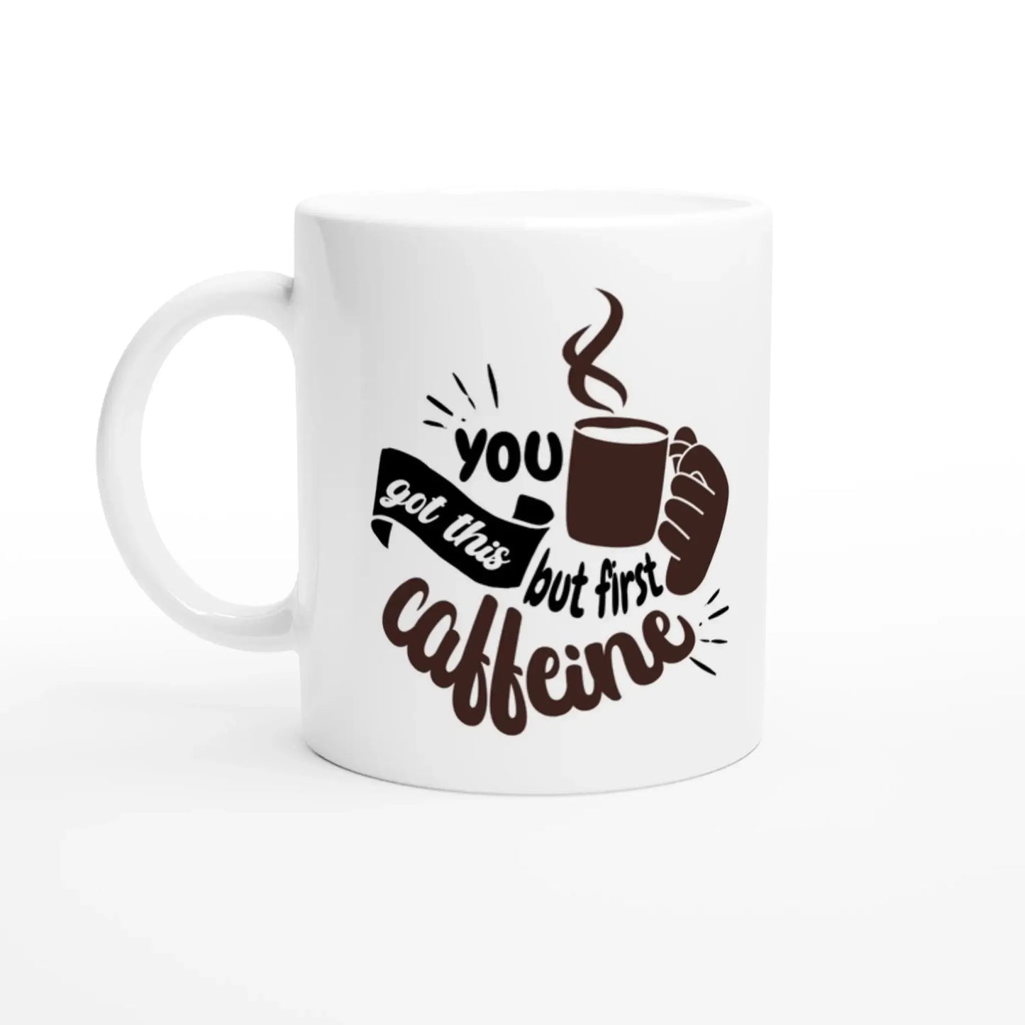 White 11oz Ceramic Mug - Mood In A Mug