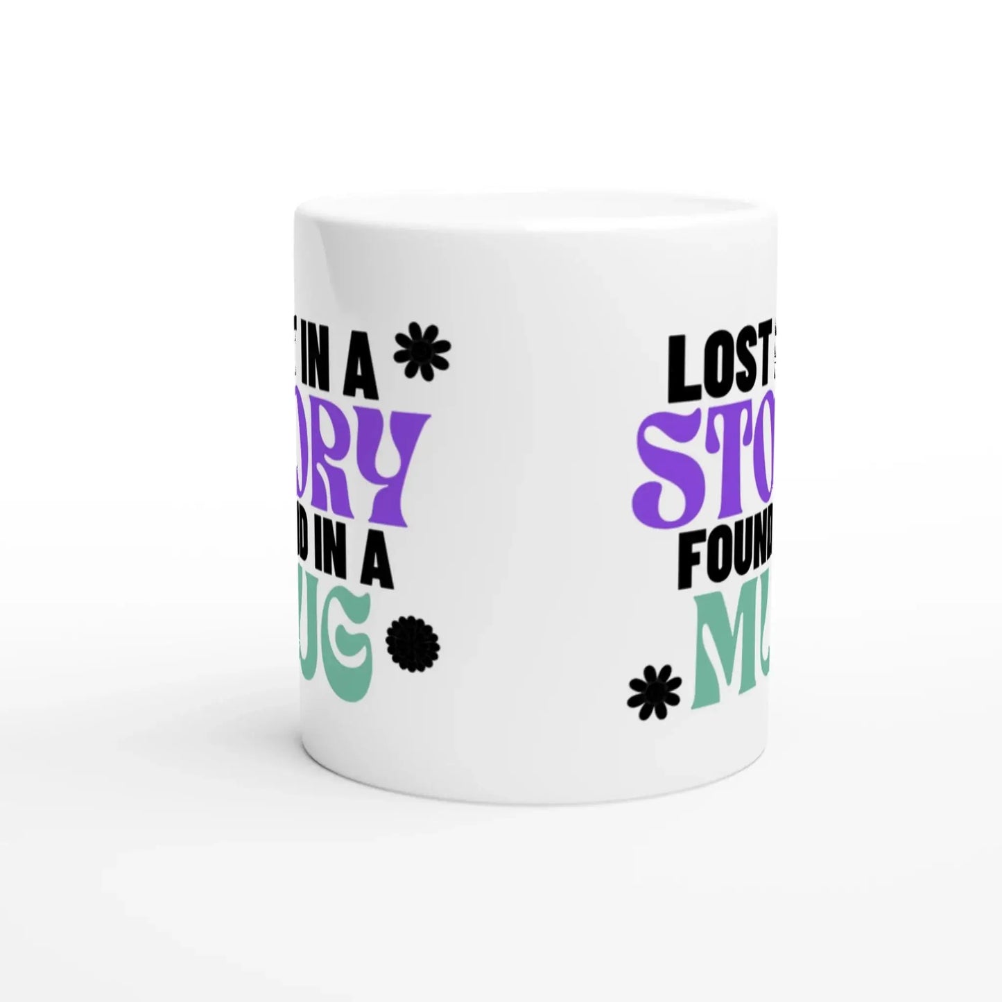 White 11oz Ceramic Mug - Mood In A Mug