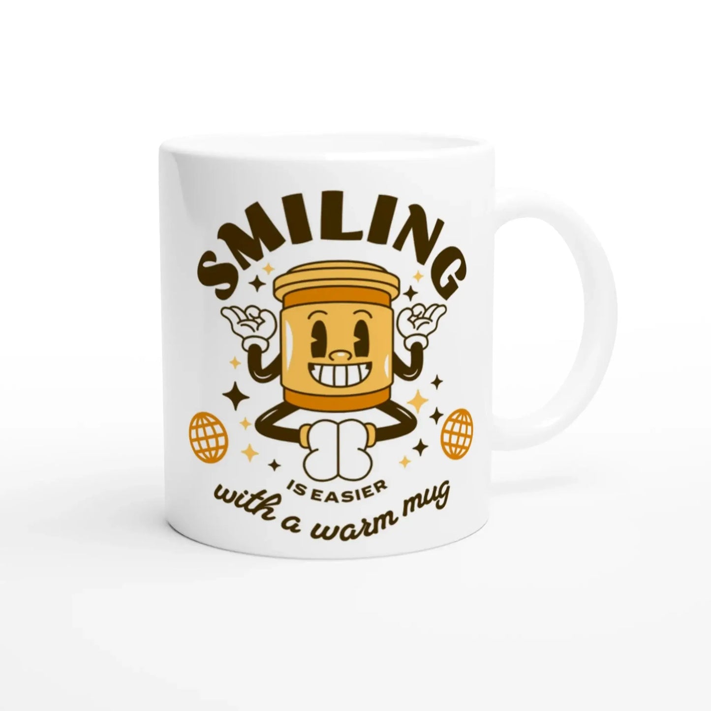 White 11oz Ceramic Mug - Mood In A Mug