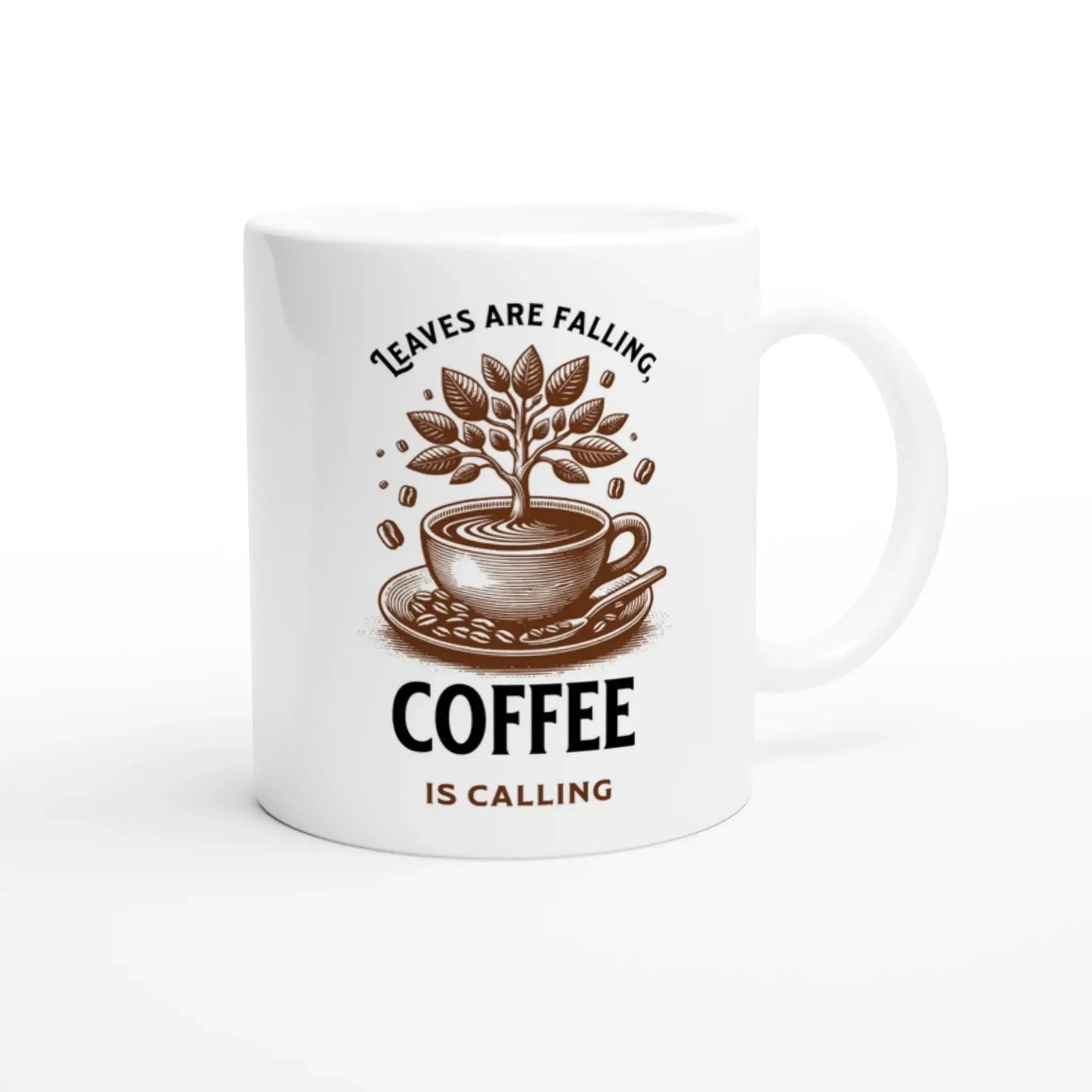 White 11oz Ceramic Mug - Mood In A Mug