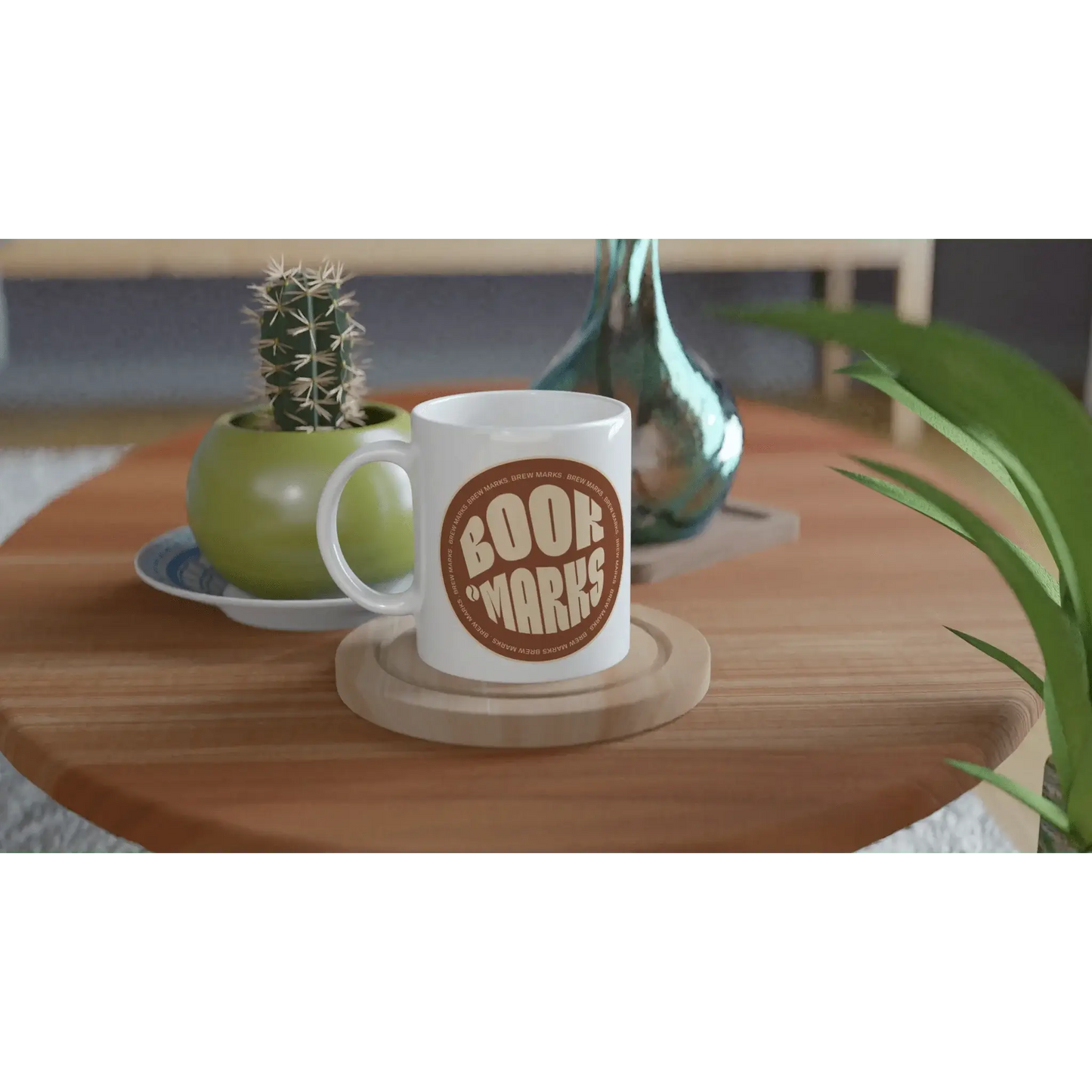 White 11oz Ceramic Mug - Mood In A Mug