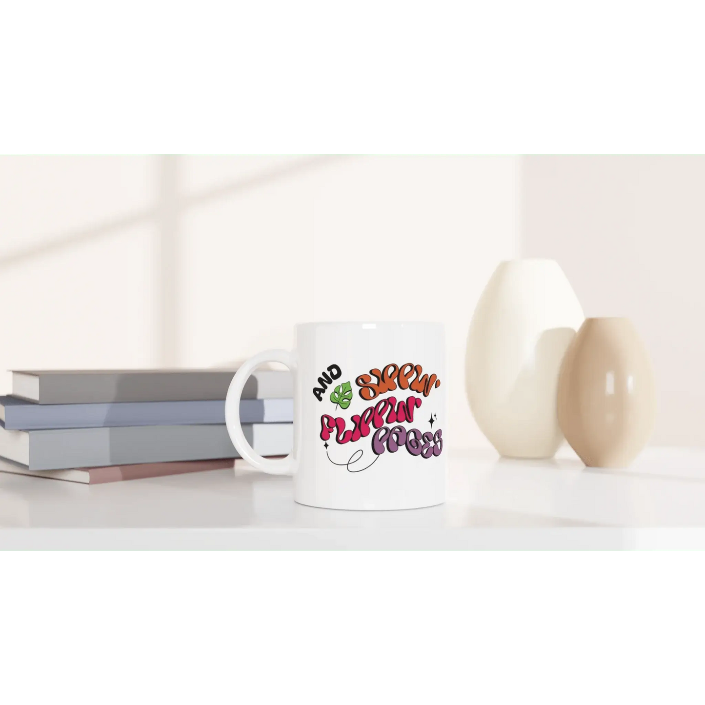 White 11oz Ceramic Mug - Mood In A Mug