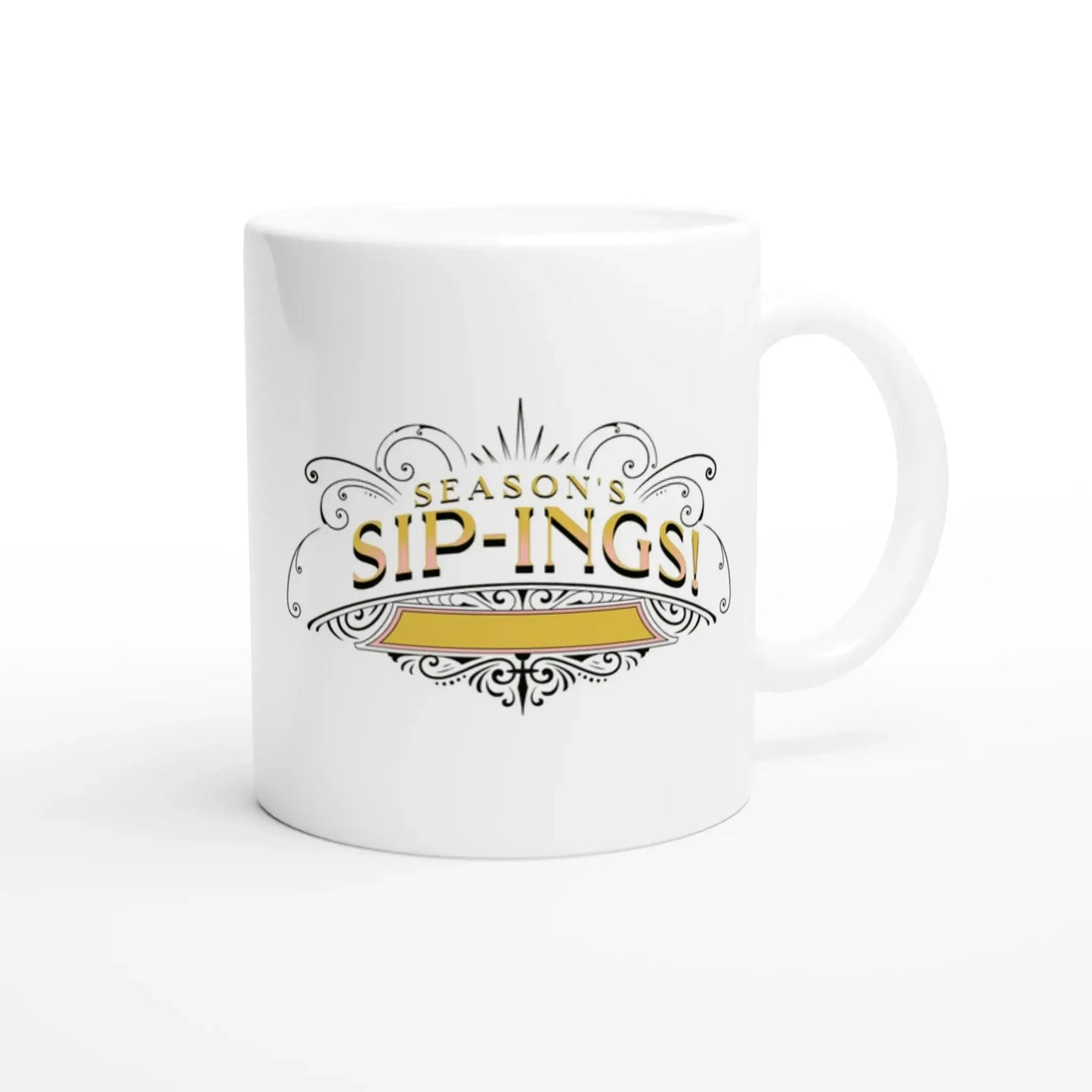 White 11oz Ceramic Mug - Mood In A Mug
