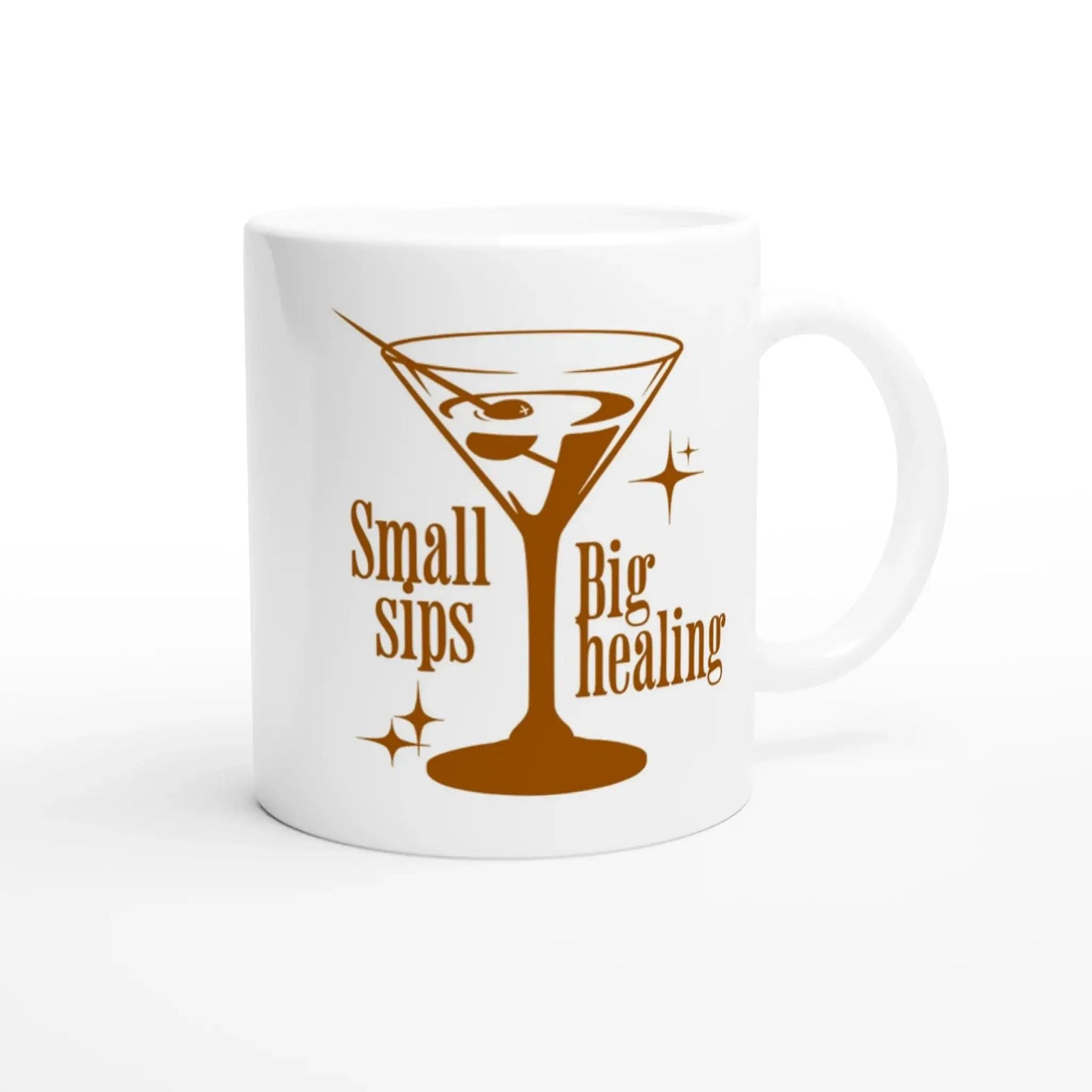 White 11oz Ceramic Mug - Mood In A Mug