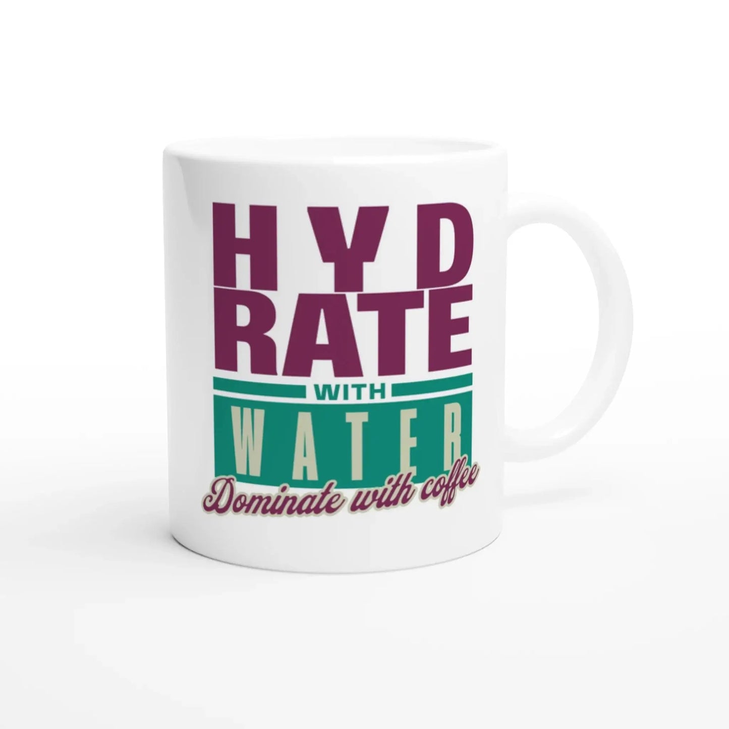 White 11oz Ceramic Mug - Mood In A Mug