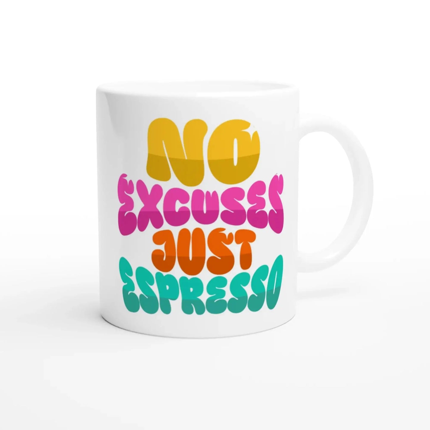 White 11oz Ceramic Mug - Mood In A Mug