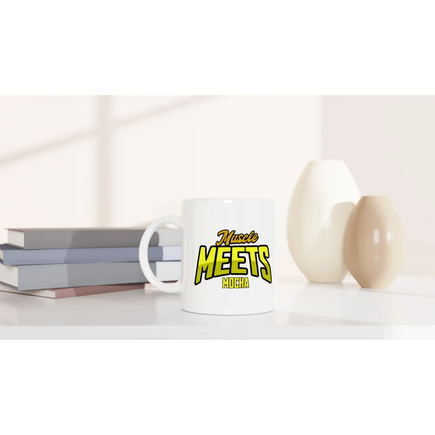 White 11oz Ceramic Mug - Mood In A Mug