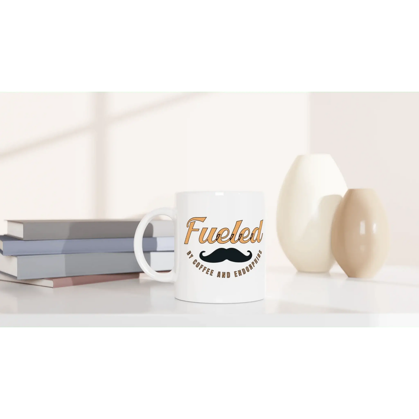 White 11oz Ceramic Mug - Mood In A Mug