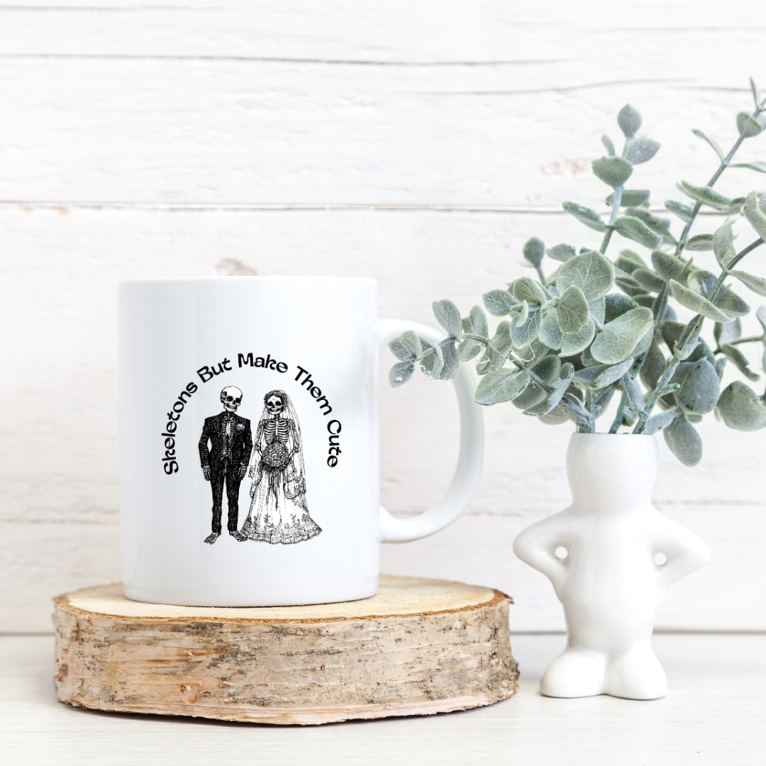 Skeleton But Make Them Cute – the perfect charming mug for whimsical coffee lovers.