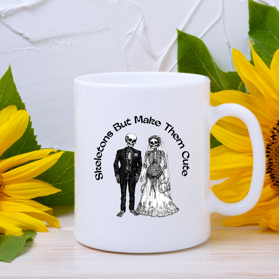 Skeleton But Make Them Cute – the perfect charming mug for whimsical coffee lovers.