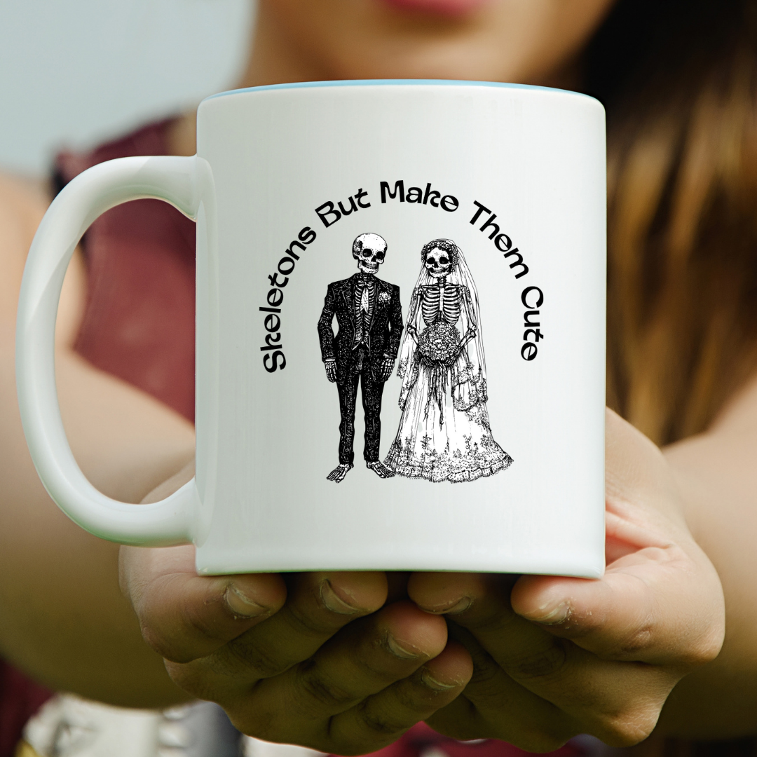 Skeleton But Make Them Cute – the perfect charming mug for whimsical coffee lovers.