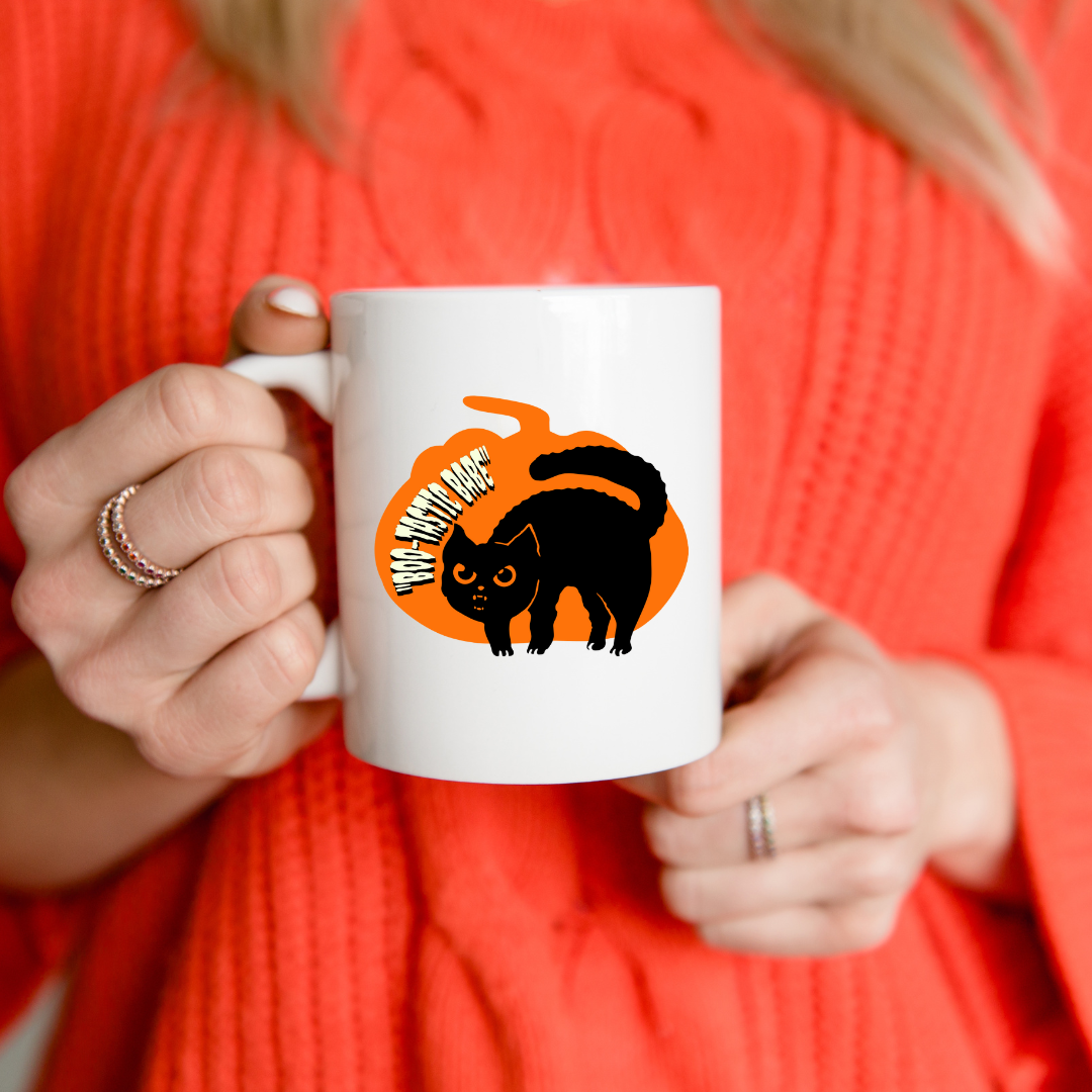 Boo-tastic Babe – the perfect spirited mug for glamorous ghouls and coffee lovers.