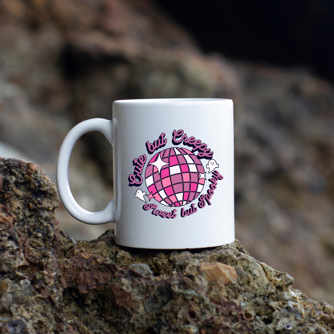 Cute But Creepy, Sweet But Spooky – the perfect enchanting mug for whimsical coffee lovers.