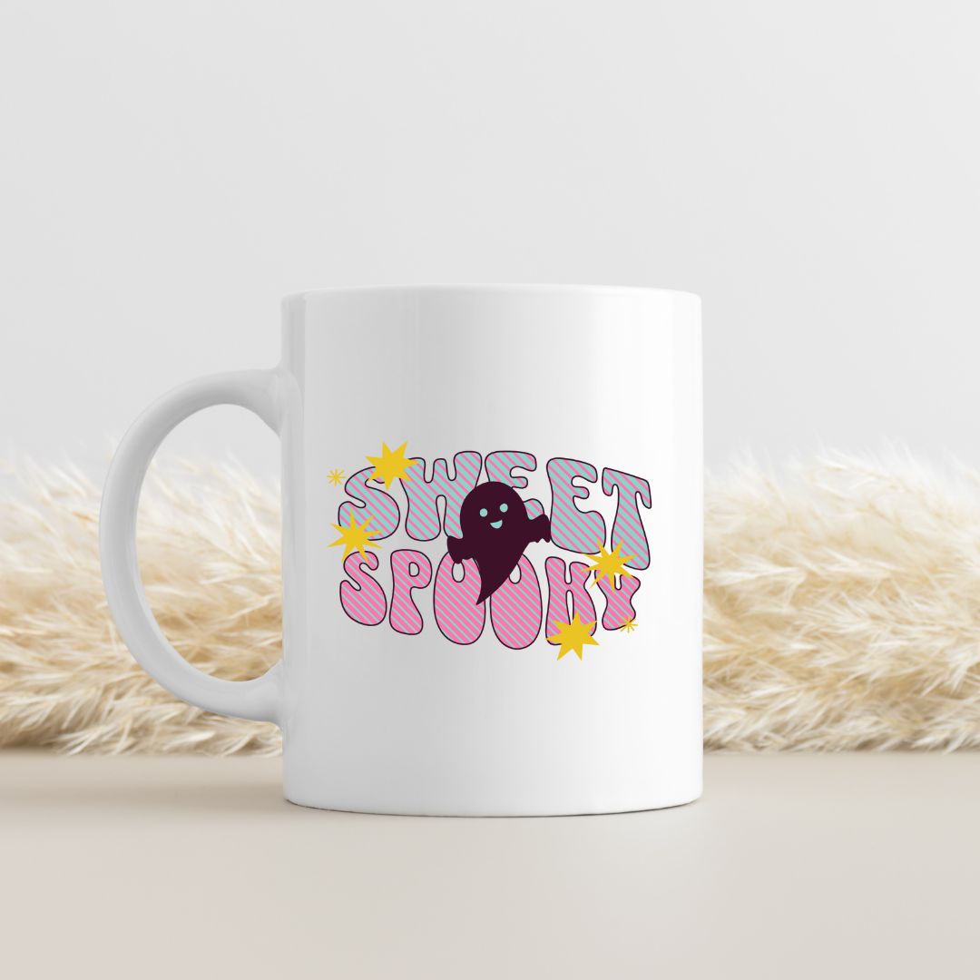 Sweet Spooky – the perfect enchanting mug for gentle Halloween lovers and coffee enthusiasts.