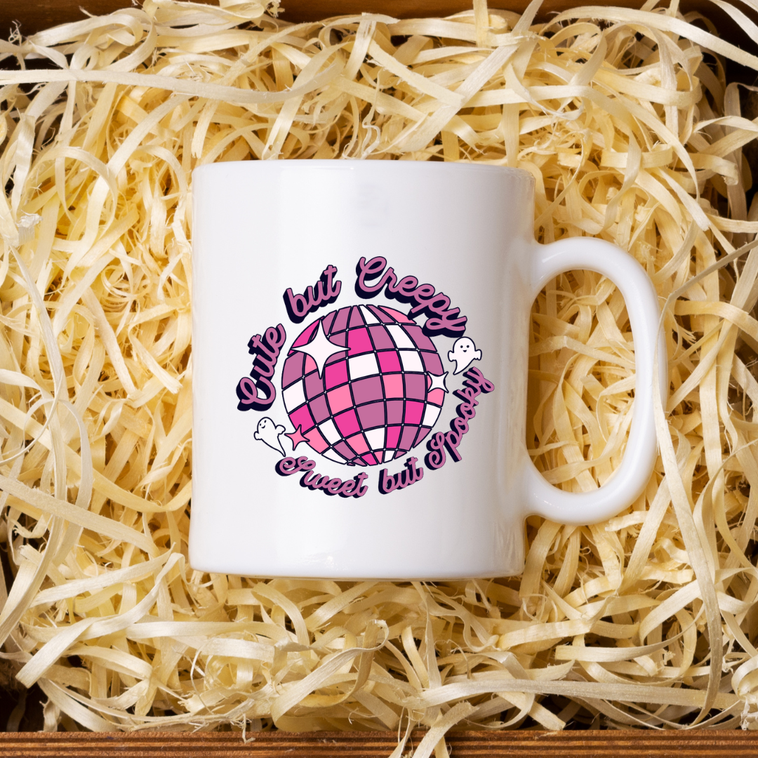 Cute But Creepy, Sweet But Spooky – the perfect enchanting mug for whimsical coffee lovers.