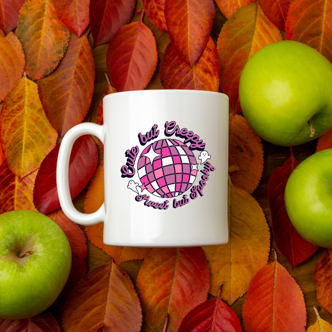 Cute But Creepy, Sweet But Spooky – the perfect enchanting mug for whimsical coffee lovers.