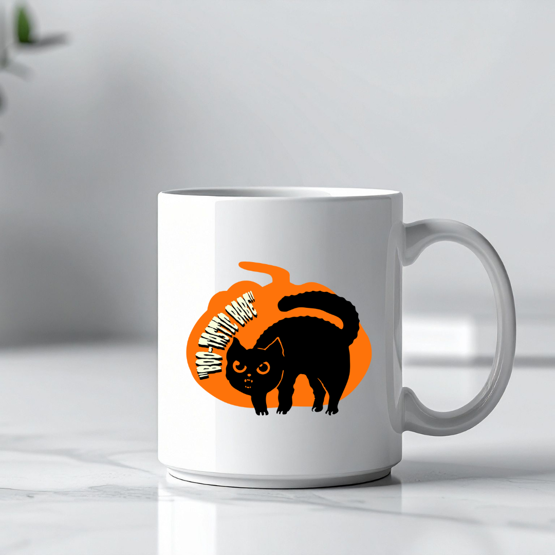 Boo-tastic Babe – the perfect spirited mug for glamorous ghouls and coffee lovers.