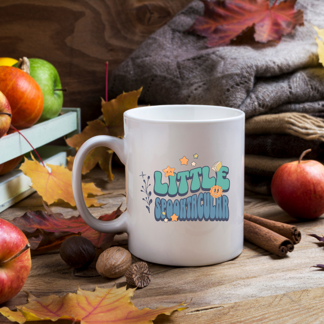 Little Spooktacular – the perfect charming mug for whimsical Halloween lovers and coffee enthusiasts.