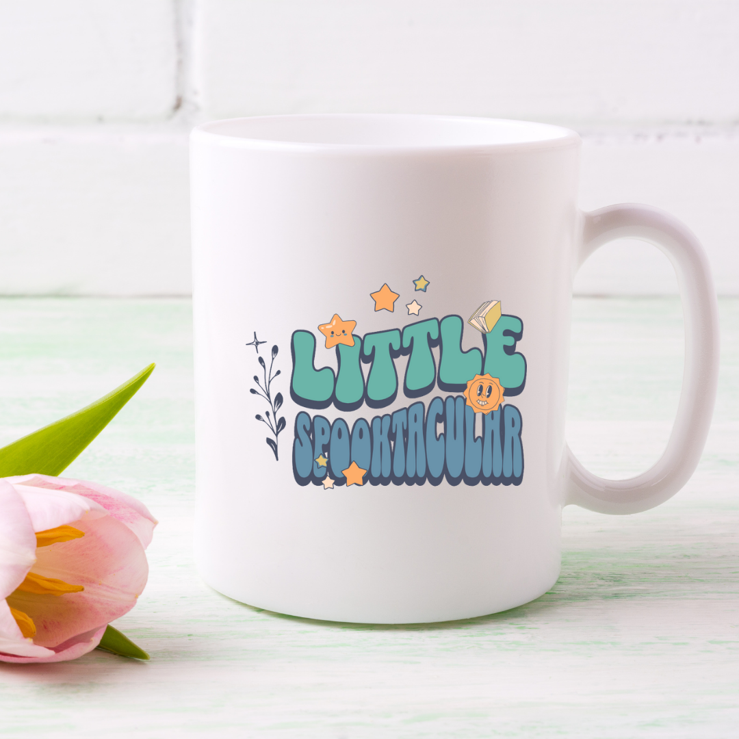 Little Spooktacular – the perfect charming mug for whimsical Halloween lovers and coffee enthusiasts.