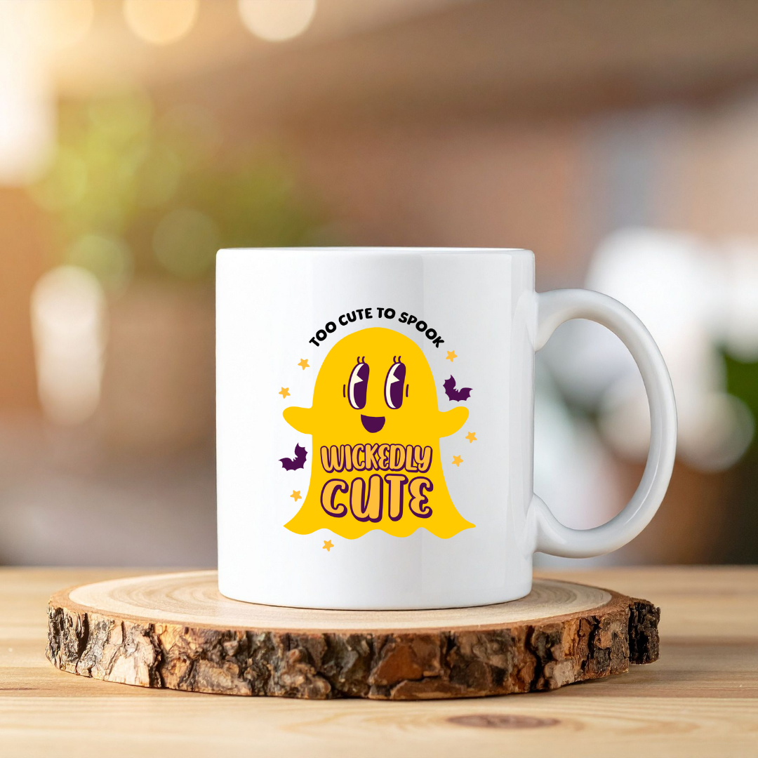 Wickedly Cute – the perfect charming mug for delightfully spooky coffee lovers.