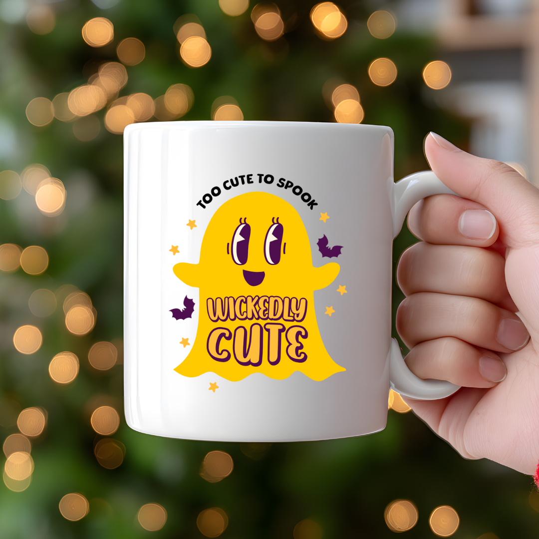 Wickedly Cute – the perfect charming mug for delightfully spooky coffee lovers.