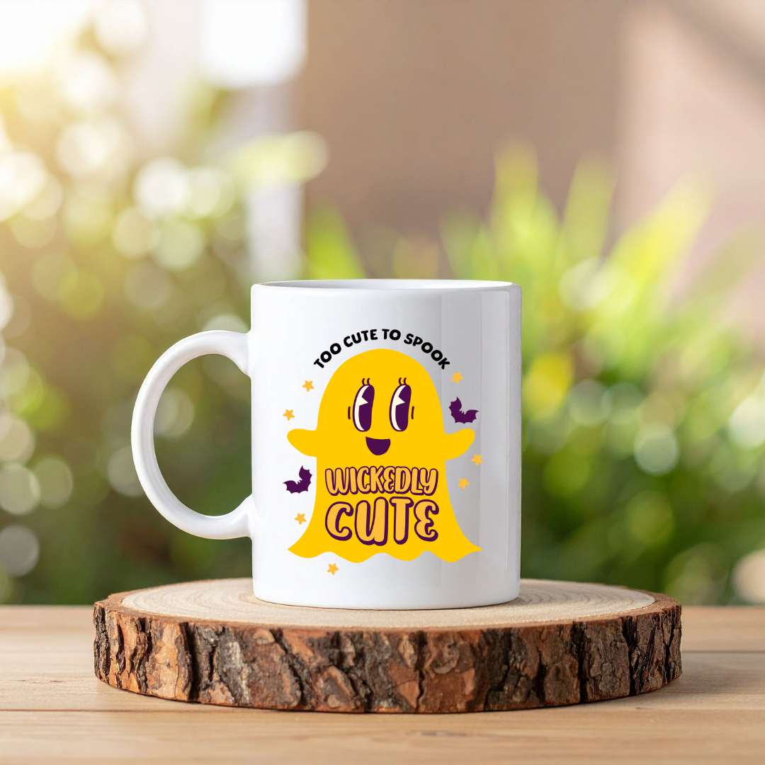 Wickedly Cute – the perfect charming mug for delightfully spooky coffee lovers.