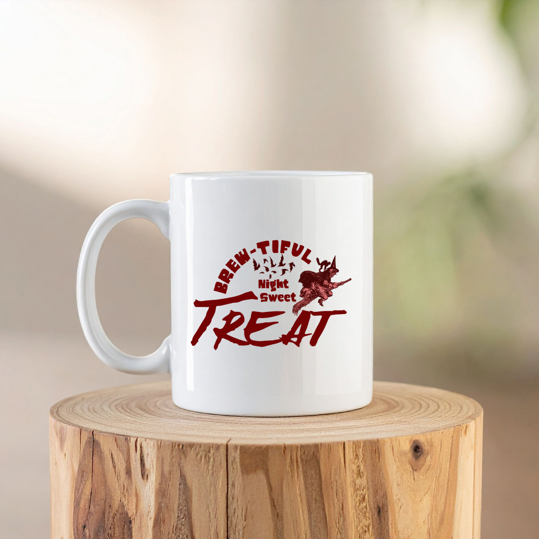 Brewtiful Night Sweet Treat – the perfect cozy mug for evening coffee and dessert lovers.