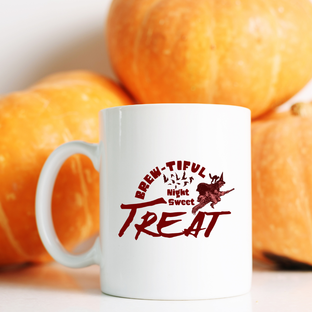 Brewtiful Night Sweet Treat – the perfect cozy mug for evening coffee and dessert lovers.