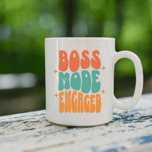 Boss mode: Engaged Mug - Mood In A Mug