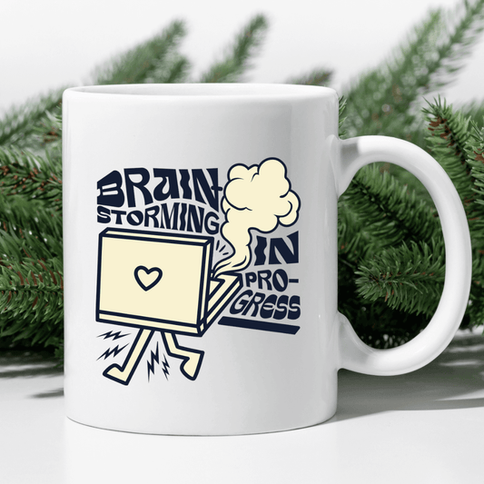 Brainstorming in progress Mug - Mood In A Mug
