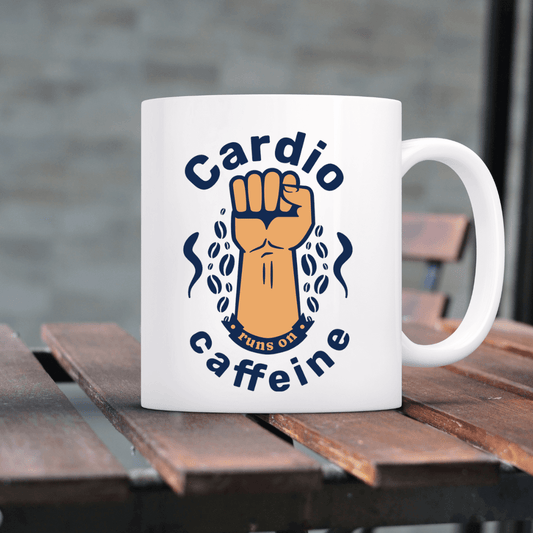 Cardio runs on caffeine Mug - Mood In A Mug