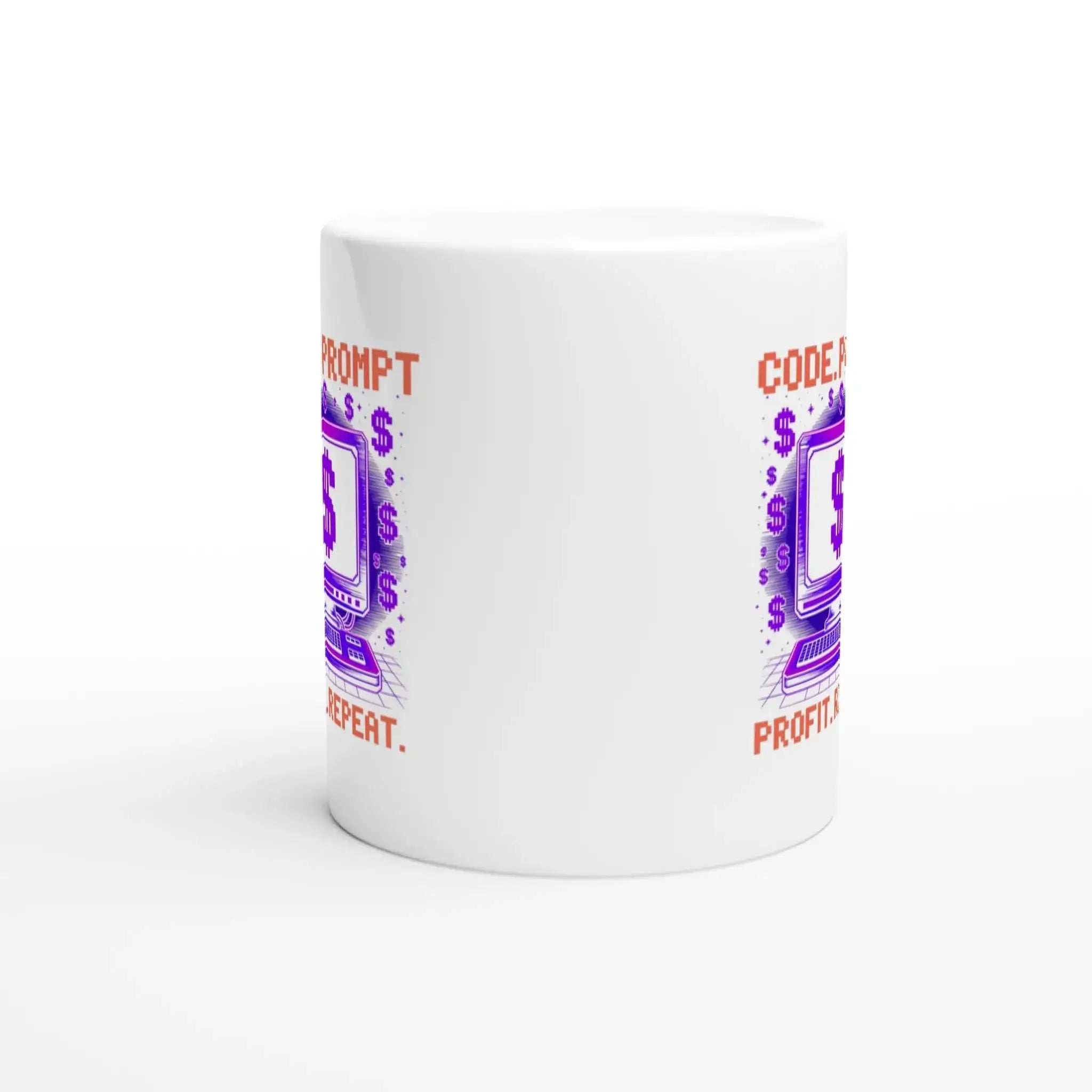 Code.prompt.profit.repeat mug - Mood In A Mug
