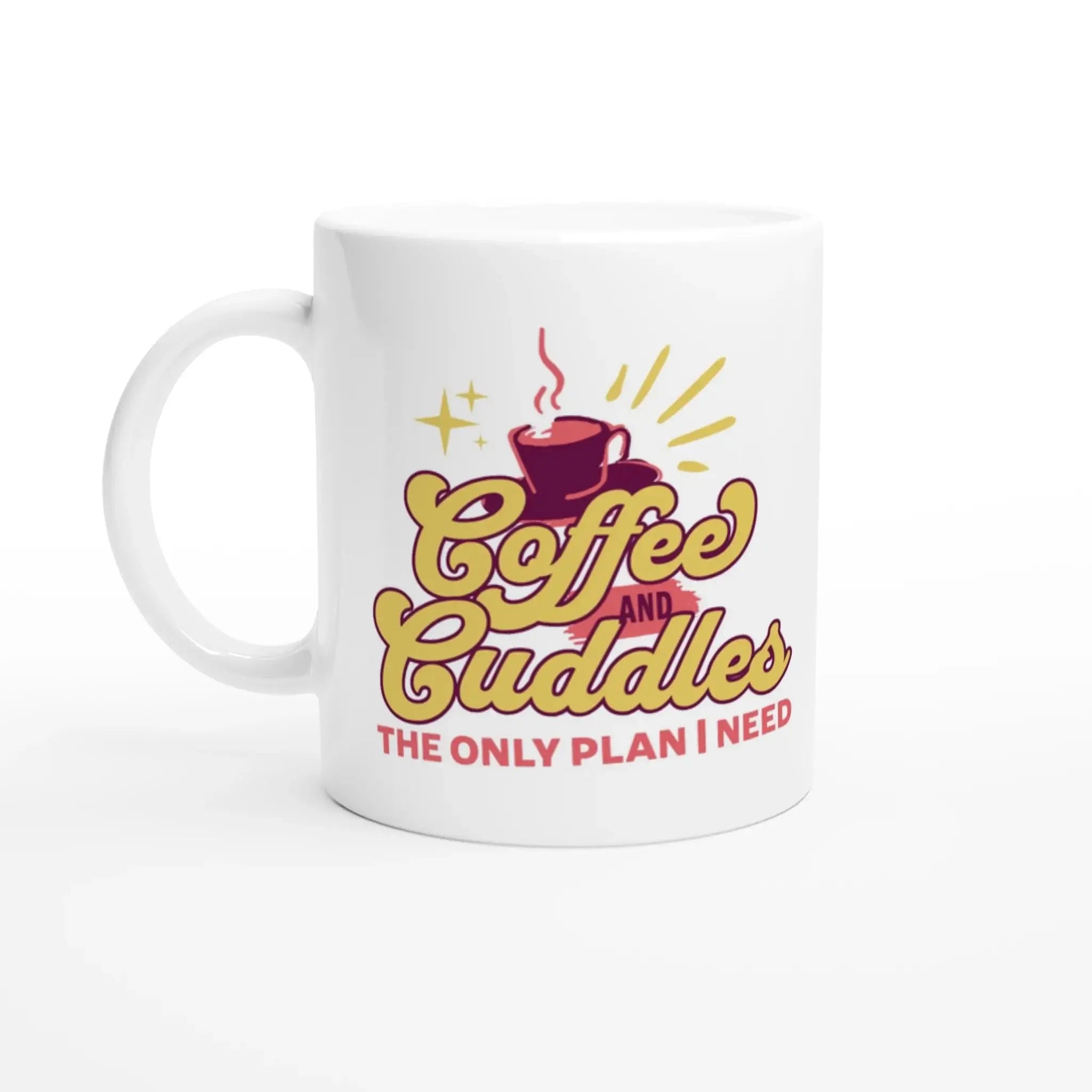 Coffee and cuddles the only plan I need Mug - Mood In A Mug