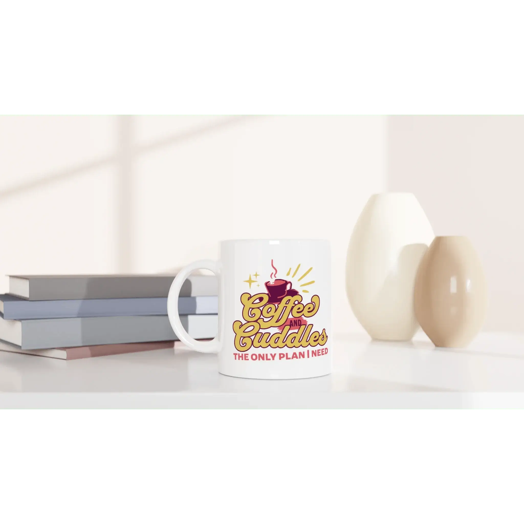 Coffee and cuddles the only plan I need Mug - Mood In A Mug