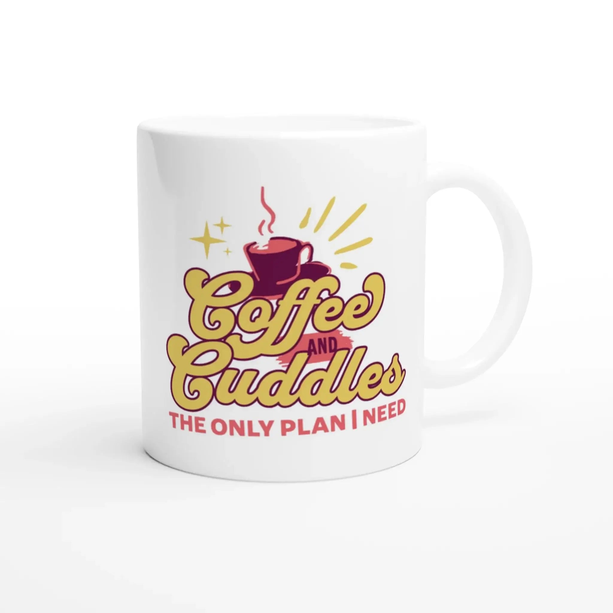 Coffee and cuddles the only plan I need Mug - Mood In A Mug