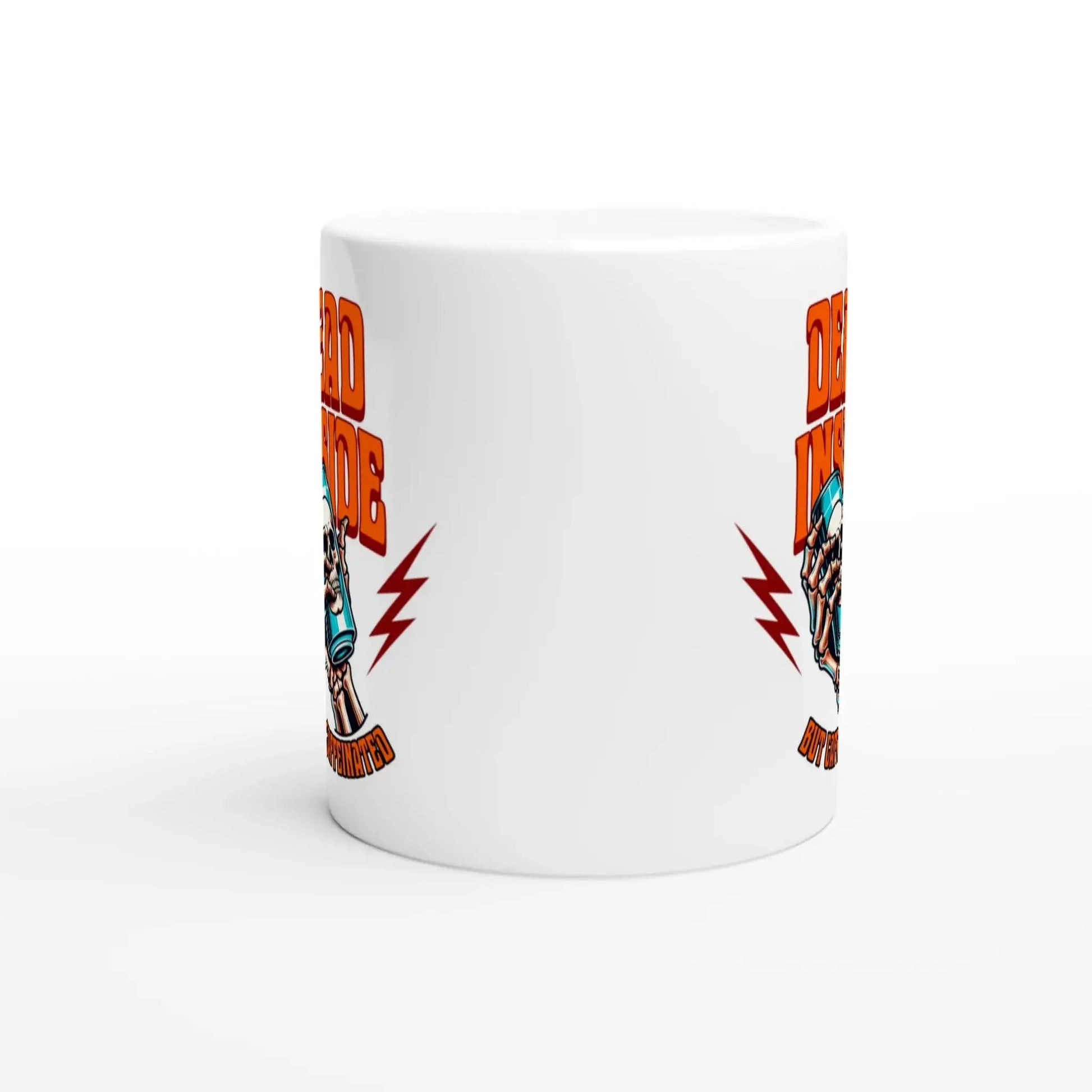 Dead Inside, But Caffeinated Mug - Mood In A Mug