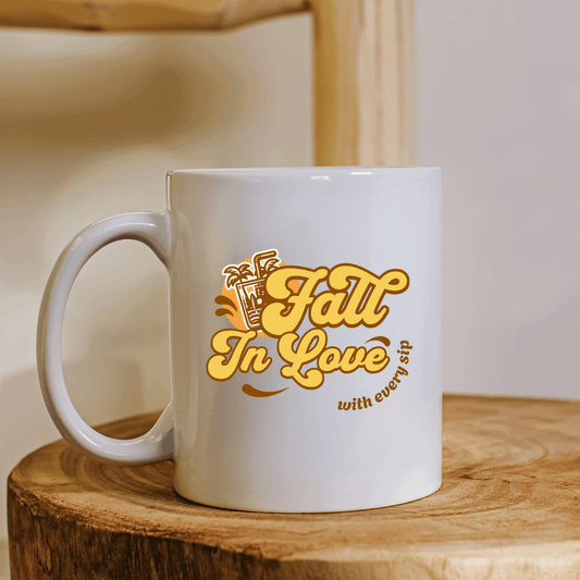 Fall in love with every sip Mug - Mood In A Mug