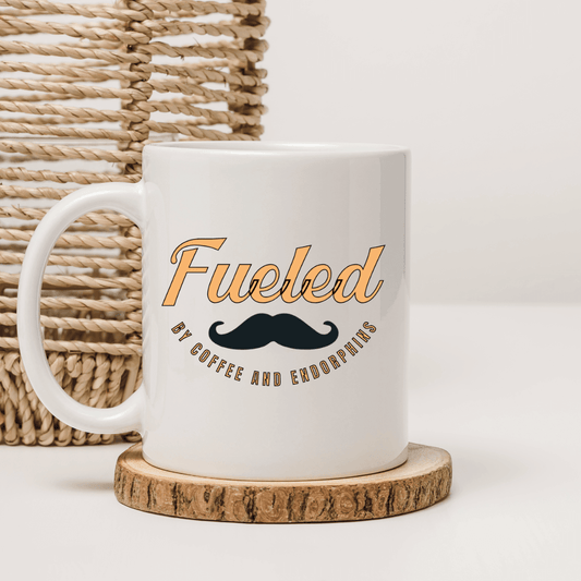 Fueled by coffee and endorphins Mug - Mood In A Mug