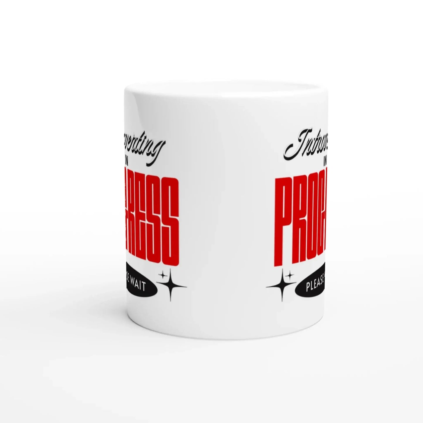 Introverting in Progress Mug - Mood In A Mug