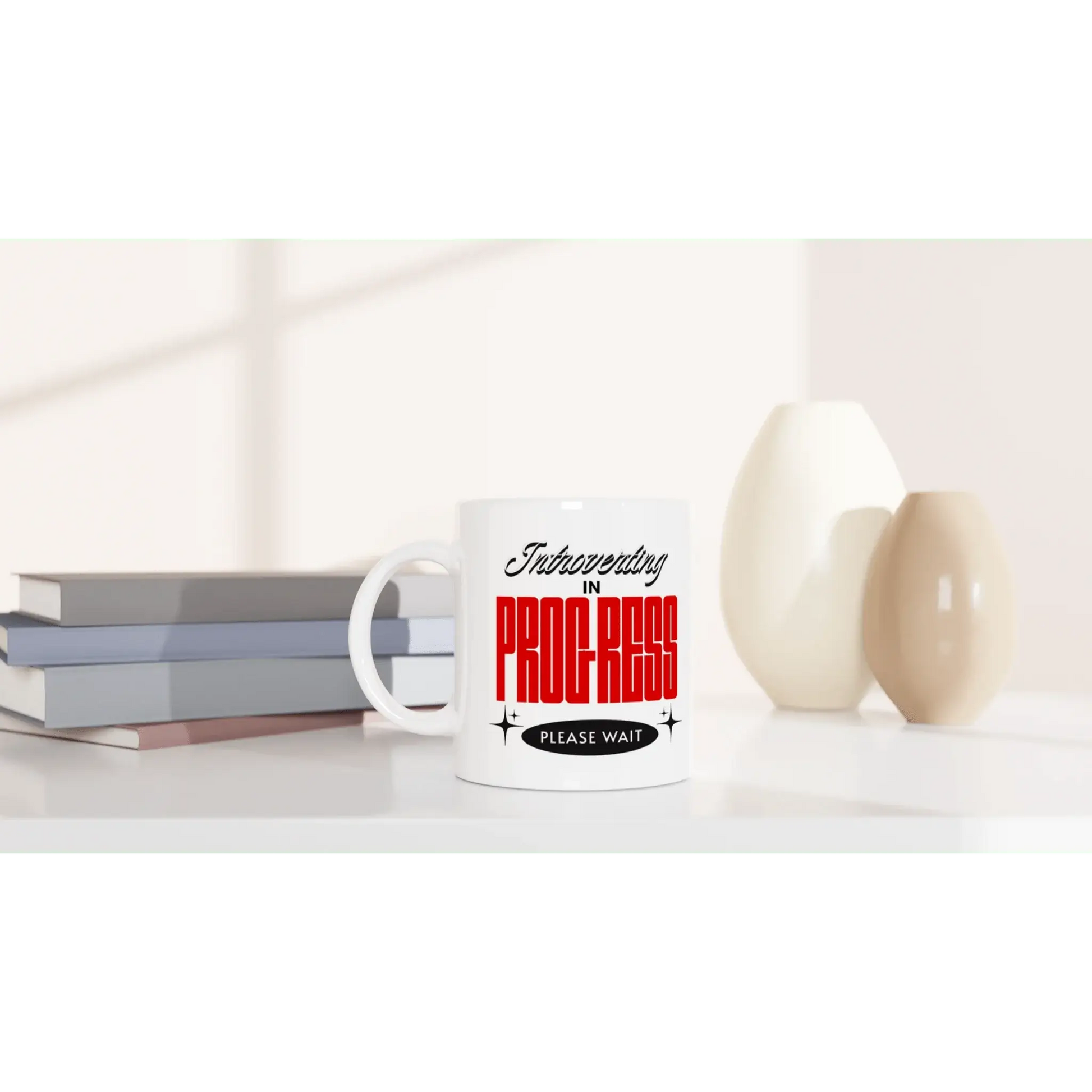 Introverting in Progress Mug - Mood In A Mug