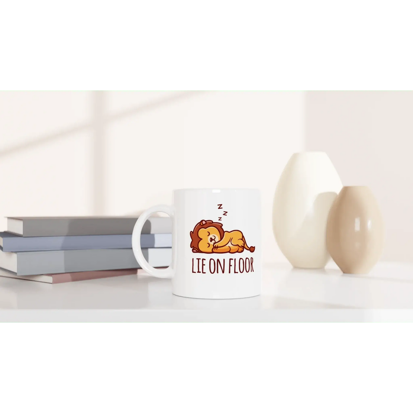 LIE ON FLOOR MUG - Mood In A Mug