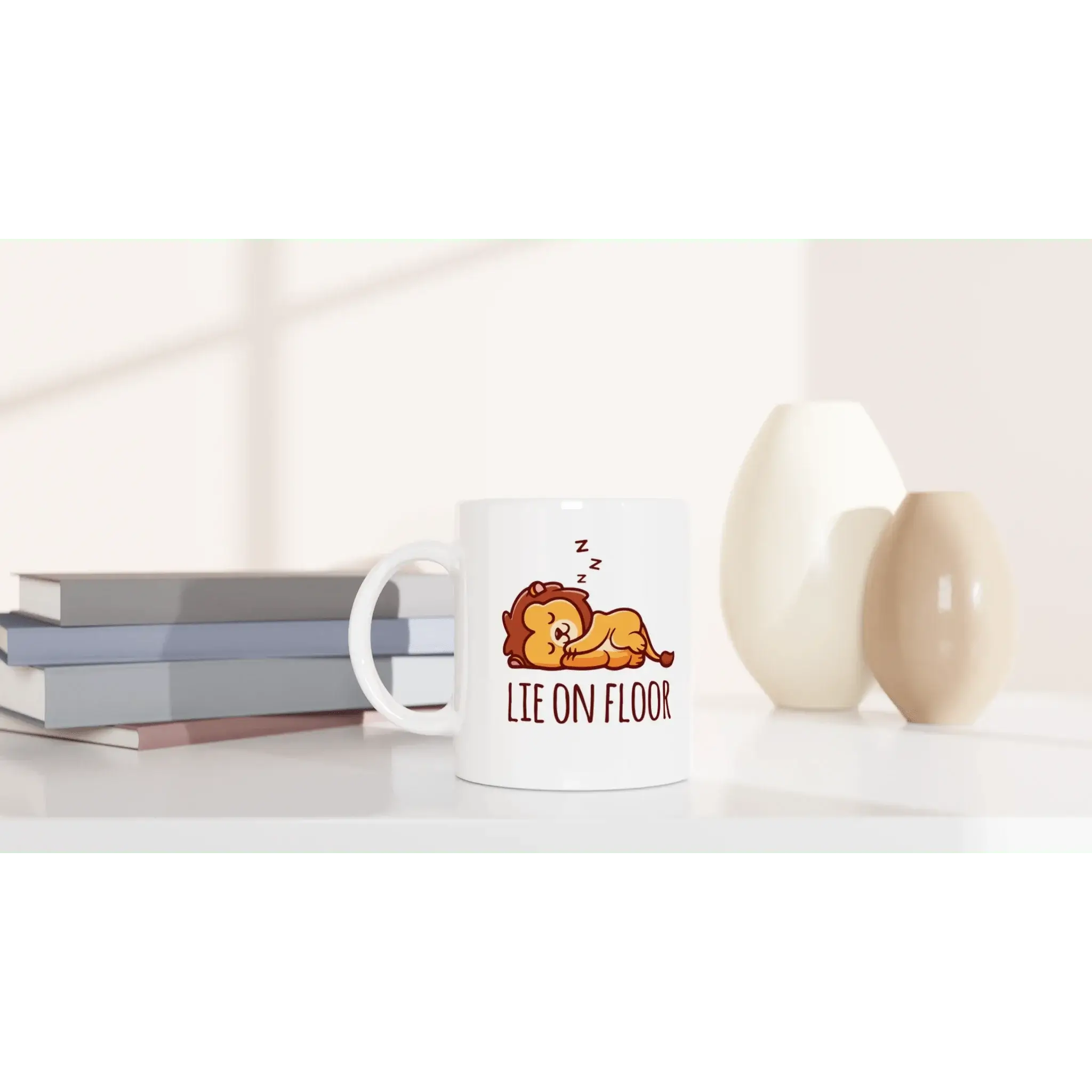 LIE ON FLOOR MUG - Mood In A Mug